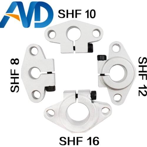 2pc 3D Printer SHF8 SHF10 SHF12 SHF16 Aluminum Rod Rail Shaft Linear Rail Support CNC Router XYZ Axiz for 3D Printer