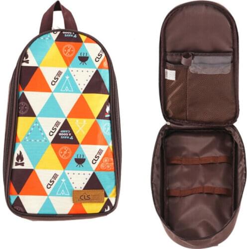 7Pcs Camping Cookware Kitchen Utensil Organizer Travel Bag Set Portable BBQ Camp Kit /BY