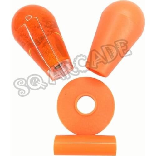 Arcade Accessories Orange Purple joystick Bat Top oval rocker Dust gasket Protective sleeve for Microswitch Joystick