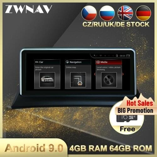 4+64G Android 9.0 Car multimedia Player GPS Navi For BMW X3 E83 2004-2010 car auto Audio radio stereo head unit wifi BT free map