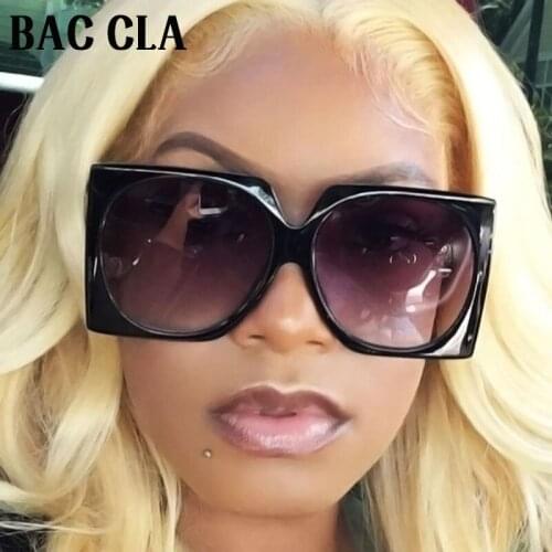 BAC CLA 2020 Oversized Sunglasses Women Vintage Sun Glasses for Women/Men Luxury Sunglasses Women Mirror Oculos De Sol Feminino