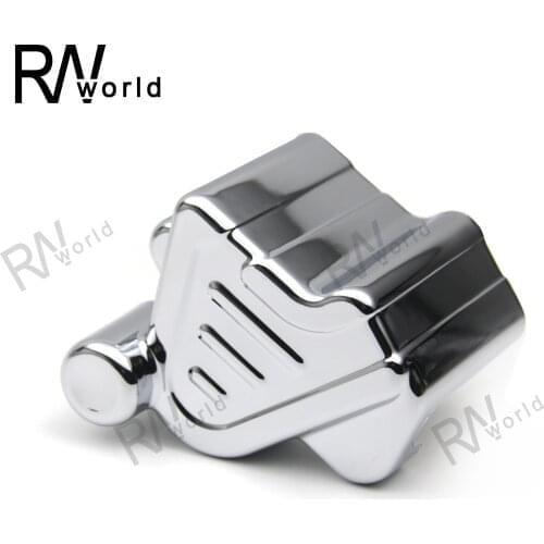 Rear Brake Caliper Case VTX1300 2003-2009 Motorcycle Chrome Sticker Decoration Deco Accessories For HONDA 2004 2005 06 VTX 1300
