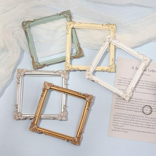 Ins Photo Frame European Retro Nail Art Display Frame Jewelry Ornaments Photography Background Photo Props
