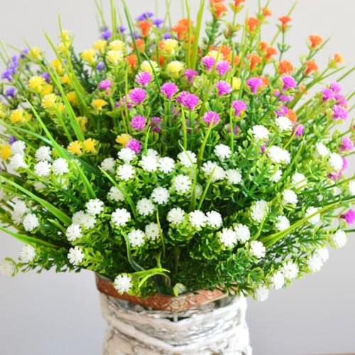 Little Rose Simulation Flower Fake Flower Decoration Living Room Wedding Decoration Artificial Home Decor P0.2