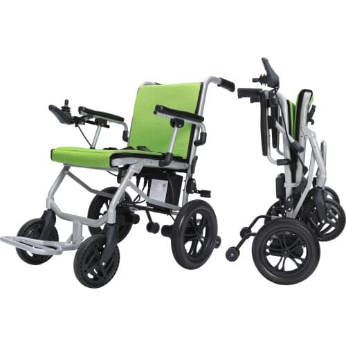 Lightweight Mobility Electric Power Wheelchair Portable Folding For Old Elderly Disabled