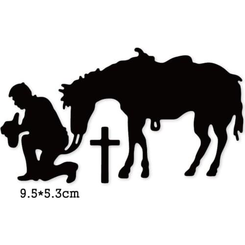 Metal Cutting Dies men pray 2020 New craft Scrapbooking Dies cuts stencil embossing paper card making template