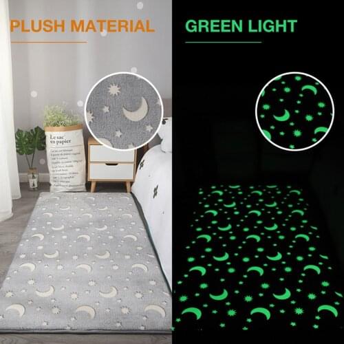 Plush Carpet for Living Room Fluffy Rug Luminous Bed Room Carpets Anti-slip Floor Gray Soft Rugs Tie Dyeing Velvet Kids Room Mat