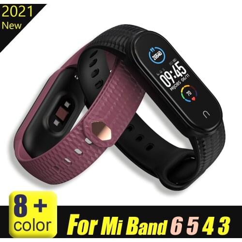 Bracelet For Xiaomi Mi Band 5 6 Band 4 3 Strap Silicone Wristband TPU strap For xiaomi Mi band5 mi band4 bracelet Miband 5 Strap