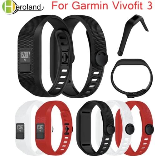 Replacements bands For Garmin Vivofit 3 Soft Silicone Wrist Watch Band Strap Accessory Wristbands For Garmin Vivofit 3 band