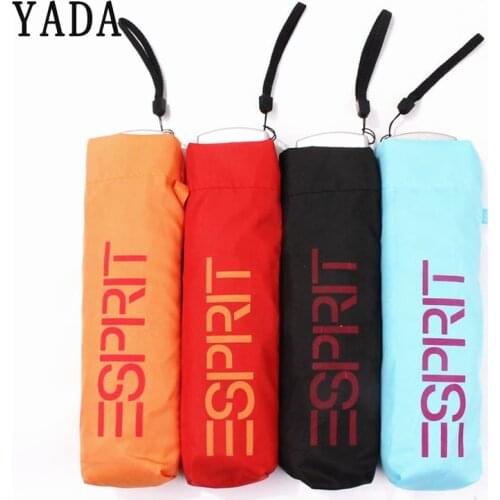 YADA 165g Light Mini Pencil Umbrella Rainy Five Pocket Foldable Umbrella For Women Men Pocket Folding Umbrellas Parasol YD221
