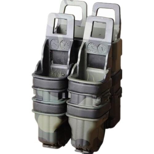 Tactical magazine pouch bag Transfer FAST Magazine Holster Set MultiCam Black polymer 2in1