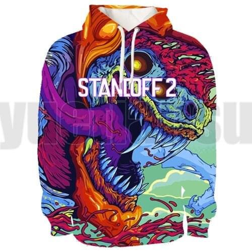 3D Hot Game Standoff 2 Hoodie Unisex Sweatshirt Long Sleeve Boys/Girls Tracksuit Harajuku Streetwear Pullovers Oversized Clothes