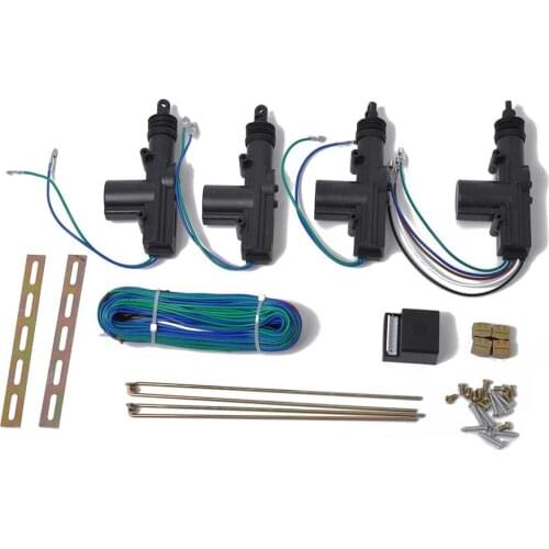 Universal Car Power Door Lock Actuator 12-Volt Motor (6 Pack) Car Central Locking Keyless Entry System