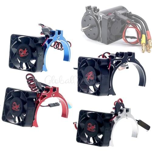 Professional 42MM Motor Temperature Control Cooling Fan Replacement Motor Heatsink for Traxxas TRX4 E-REVO UDR SCX10 RC Car Part