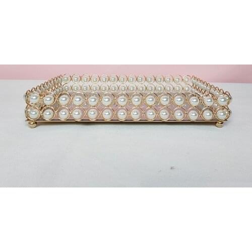 1pcs 12inch round Pearl Plate Cupcake/ Make Up Receiving Pallet Home Decoration