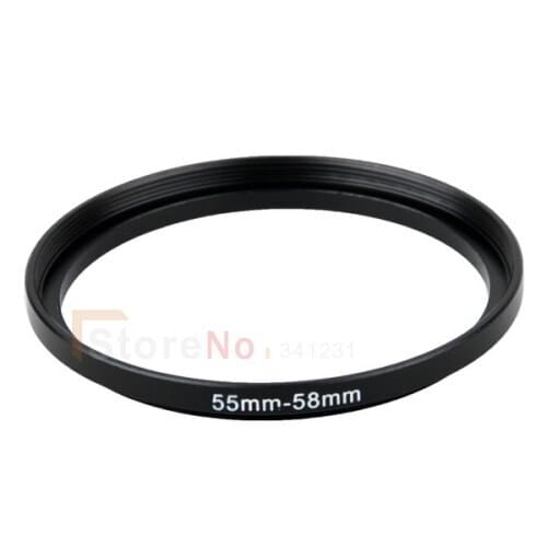 10pcs 55mm-58mm 55-58mm 55 to 58 Step down Filter Ring Adapter For Filter lens cap lens hood