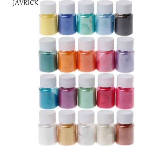 20 Colors Mica Powder Epoxy Resin Dye Pearl Pigment Natural Mica Mineral Powder