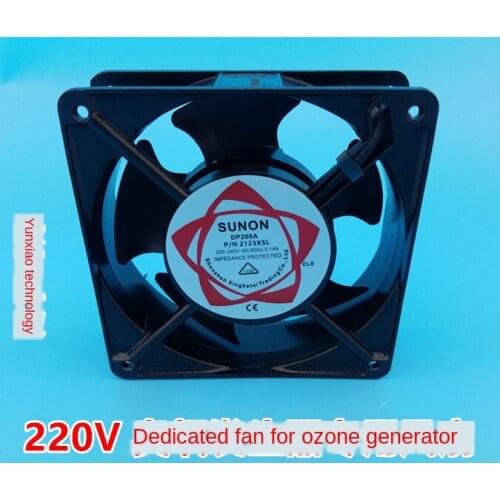220V Car Mounted Only Ozone Fan Ozone Machine Generator Only-Shaped Fan 120*120*38