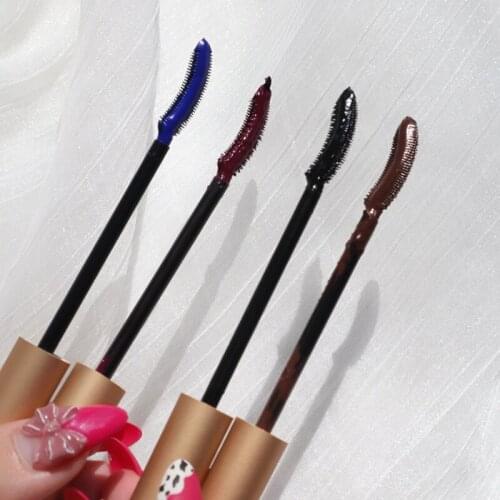 3D Silk Fiber Lash Mascara Long Curling Mascara Makeup Eyelash Black Waterproof Fiber Mascara Eye Lashes Makeup TSLM2