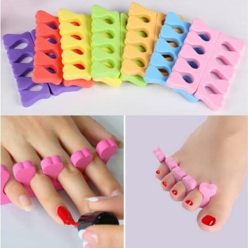 Nail Art Toes Separators Soft Sponge Finger Foots Separator Dividers Nail Art Manicure Pedicure Nail Gel UV Tools