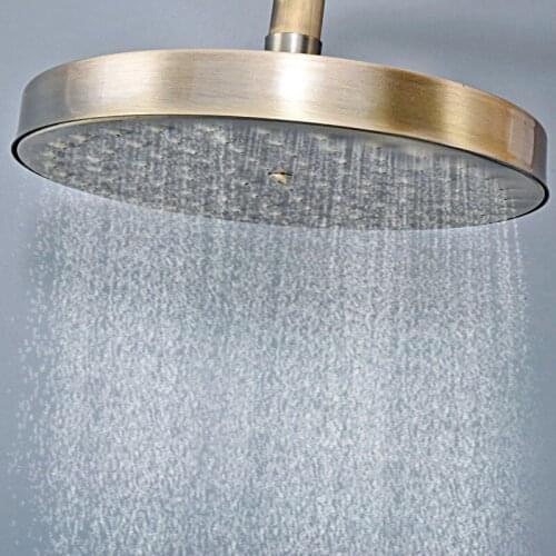 Bathroom Accessory 7.7" Inch Antique Bronze Water Saving Round Shape Top Rain Shower Head Bathroom Fitting ash255