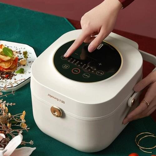 220V 2L Household Electric Rice Cooker Non-stick Multi Cooker Intelligent Food Cooking Pot Portable Cooker