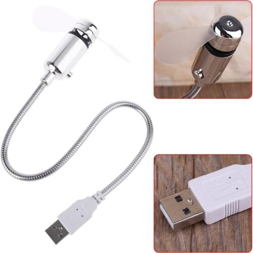 Energy Saving Flexible USB Cooling Fan With Switch For Notebook Laptop Computer