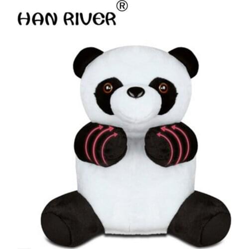 HANRIVER Cervical spine massager neck shoulder waist full-body massage teddy bear kneading massage apparatus "