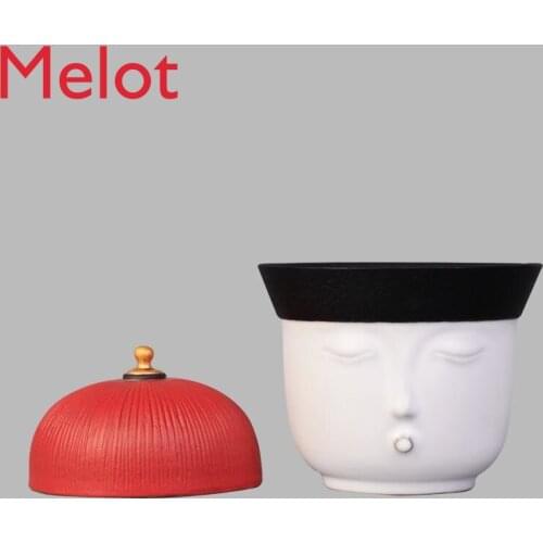 Chinese Emperor Cup Ceramic Cute Personality Ming-Qing Period Create Insulation