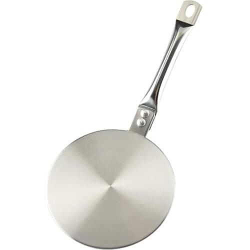 Induction Cooker Converter Silver Stainless Steel Kitchen Utensils Electric Stove Glass 5.5 Inch Cooking Heat Plate