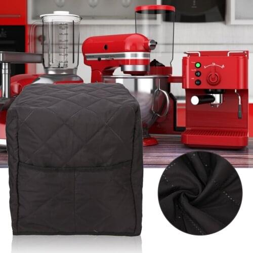 Black Coffee Machine Cover Coffee Maker Household Appliance Protective Dust Small Protective Cover Easy To Carry