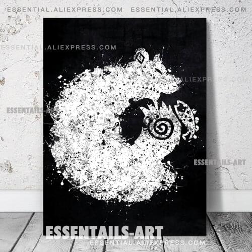Nanatsu No Taizai Sloth Emblem Anime Poster Canvas Wall Art Painting Decor Pictures Bedroom Living Room Home Decoration Prints