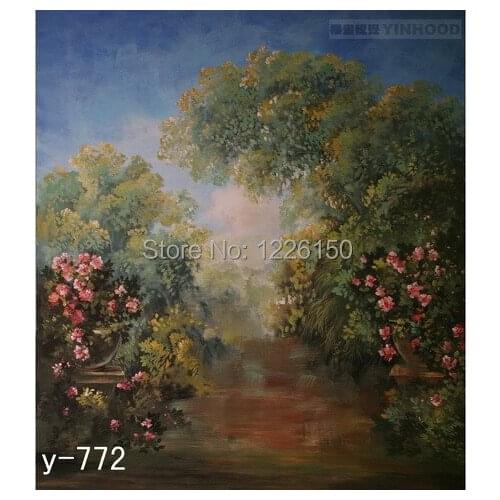 New Professional10* 20ft/3*6m wedding hand painted scenery background backdropY772,photo studio backdrop,photo background muslin