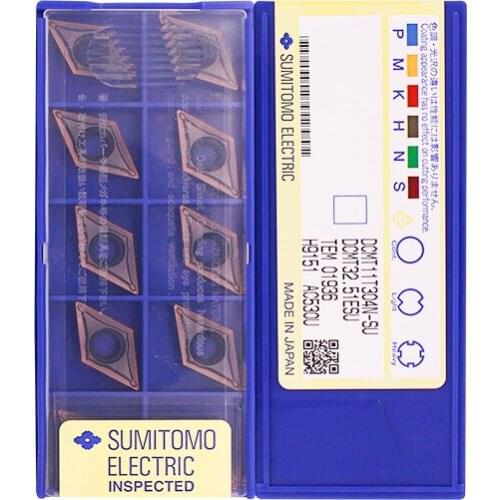 Original Carbide Insert CNC Blade Lathe Tools DCMT11T304N For Blade Processing