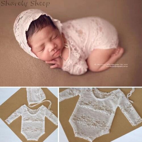 Newborn Photography Props Baby Girl Photoshoot Lace Outfits Clothes fotoshooting Accessoires Infant Photo Shoot Costume Gifts