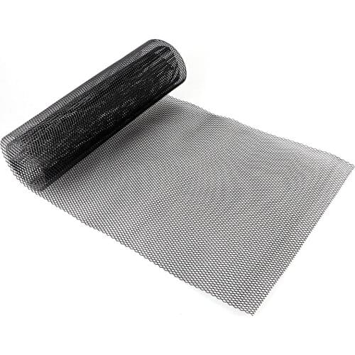3x6mm Aluminum Alloy Car Grille Mesh Sheet Grid Body Bumper Rhombic Grill Universal For Any Bumper Body Suite Mudguard Hood Vent