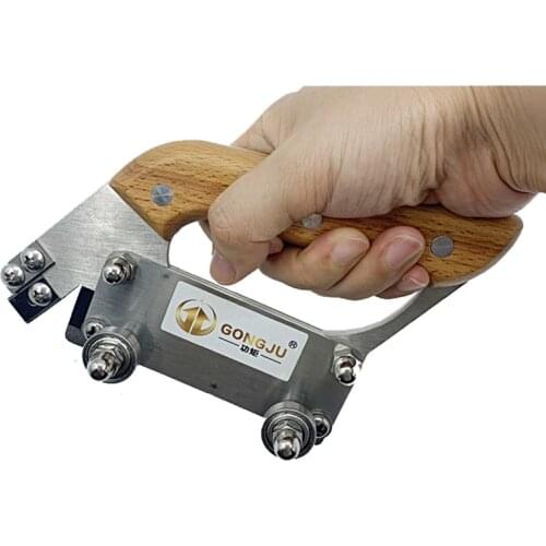 U-Type Blade Wheeled Vinyl Groover Floor Grooving Slotting Pull Hand Flooring Tool Slotter Construction Tools Depth 0-3mm