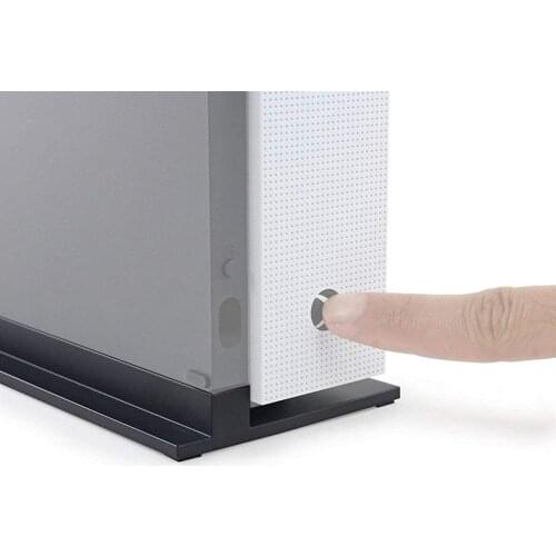 Vertical Stand Protect Bracket Vents Cradle Secure Holder Base Non Slip Feet Mount Dock Space Saving for XboxOne S Game Console