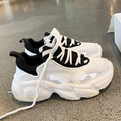 NEW Women Shoes 2021 Chunky Sneakers Women Vulcanize Shoes Femme Platform Sneakers Trainers Casual Shoes Woman Brand Sneakers