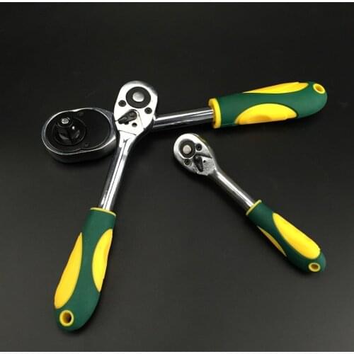 1PC /lot 1/4" & 3/8" & 1/2" Drive 24 Teeth Quick Release Reversible Ratchet Wrench