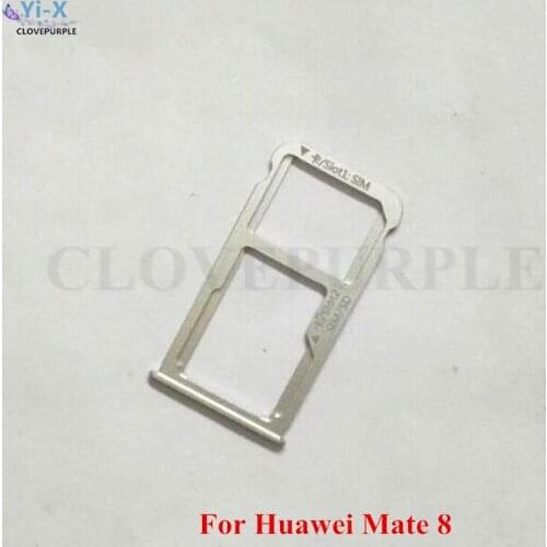 1PCS Nano SIM Micro SD Card Slot Tray Holder Adapter Replacement Parts For Huawei Mate 8 Mate8