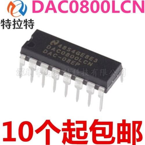 10pcs/lot DAC0800LCN DIP16 DAC0800 DIP-16 DIP