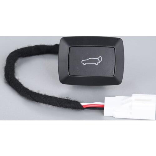 12V ABS Car Rear Trunk Door Light Switch Tail Door Lamp Switch LED Indicator for Toyota Camry Tail Door Open Switch Button