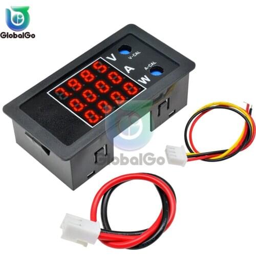 3 in 1 DC Voltage Current Power Tester Meter Analyzer 100V 10A 1000W Red LED Digital Voltmeter Ammeter Wattmeter
