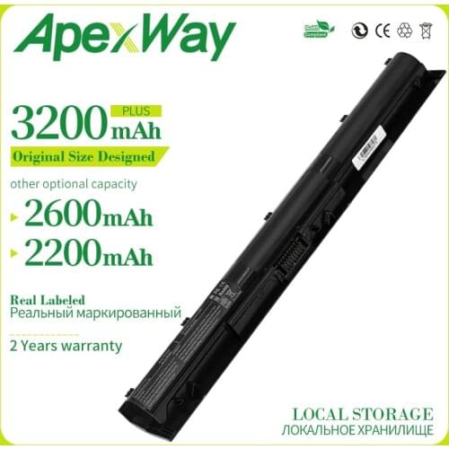 Apexway KI04 Laptop Battery for HP Pavilion 15-ab292nr 14-ab000 17-g000~17-g099 HSTNN-DB6T/LB6R HSTNN-LB6S/LB6T 800049-001
