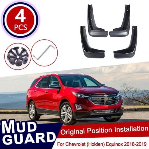 For Chevrolet Holden Equinox 2018~2019 Mudflaps Mud Flaps Flap Splash Guards Car Wheel Fender Front Rear Accessories 3th Gen