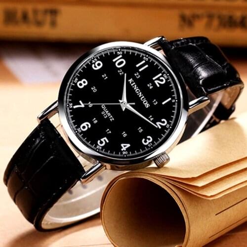 Chodosimee Men's Watch With Leather Strap