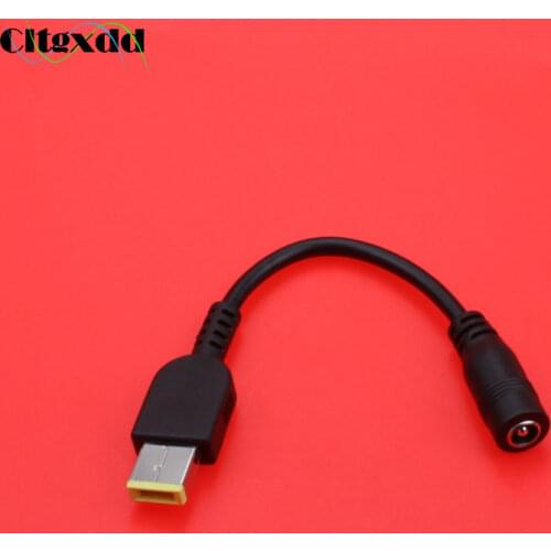 Cltgxdd DC power socket jack intreface 5.5*2.5mm Conversion square plug adapter power cord cable for Lenovo connector