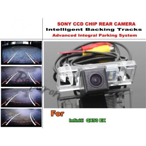 For Infiniti QX50 EX Car Intelligent Parking Tracks Camera / HD Back up Reverse Camera / Rear View Camera
