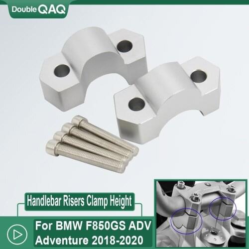 F900R R900XR Brand New CNC 28mm Handlebar Risers Clamp Height up Adapter For BMW F850GS Adventure 2018 2019 2020